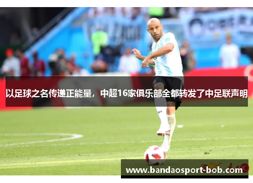 以足球之名传递正能量，中超16家俱乐部全都转发了中足联声明